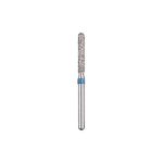 Kerr BluWhite Diamond Bur 575R 016 Straight Cylinder Medium Grit Blue FG 19mm (5)