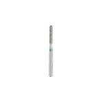 Kerr BluWhite Diamond Bur 582C 014 Straight Cylinder Coarse Grit Green FG 19mm (5)