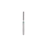 Kerr BluWhite Diamond Bur 585C 009 Straight Cylinder Coarse Grit Green FG 19mm (5)