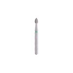 Kerr BluWhite Diamond Bur 610C 018 Equilibrating & Contouring Coarse Grit Green FG 19mm (5)