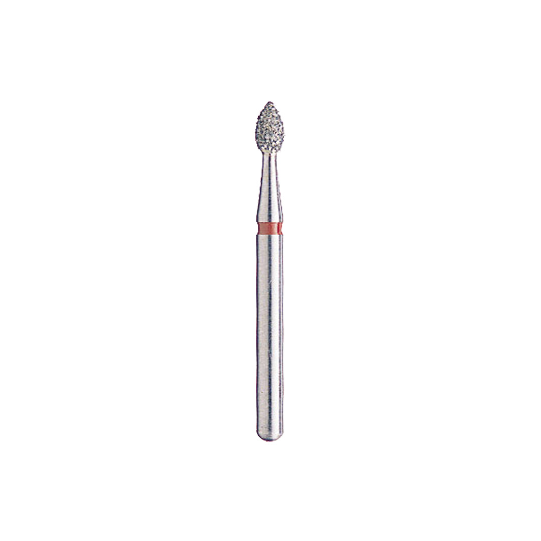 Kerr BluWhite Diamond Bur 610F 018 Equilibrating & Contouring Fine Grit Red FG 19mm (5) Kerr BluWhite Diamond Bur 610F 018 Equilibrating & Contouring Fine Grit Red FG 19mm (5)