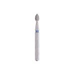 Kerr BluWhite Diamond Bur 610R 018 Equilibrating & Contouring Medium Grit Blue FG 19mm (5)