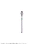 Kerr BluWhite Diamond Bur 620R 025 Occlusal Medium Grit Blue FG 19mm (5)