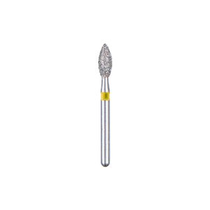 Kerr BluWhite Diamond Bur 630SF 023 Occlusal Super Fine Grit Yellow FG 19mm (5)
