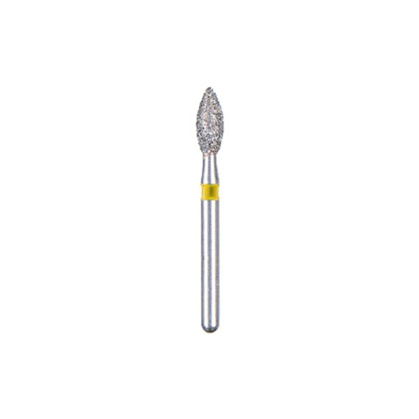 Kerr BluWhite Diamond Bur 630SF 023 Occlusal Super Fine Grit Yellow FG 19mm (5)