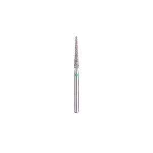 Kerr BluWhite Diamond Bur 703C 014 Flat End Taper Coarse Grit Green FG 19mm (5)