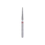 Kerr BluWhite Diamond Bur 703F 014 Flat End Taper Fine Grit Red FG 19mm (5)