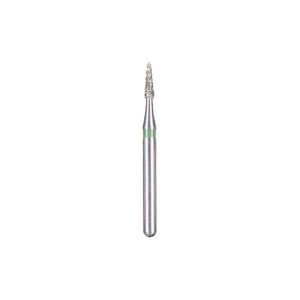 Kerr BluWhite Diamond Bur 715C 011 Round End Taper Coarse Grit Green FG 19mm (5)