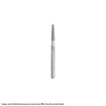 Kerr BluWhite Diamond Bur 719F 014 Flat End Taper Fine Grit Red FG 19mm (5)