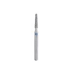 Kerr BluWhite Diamond Bur 725R 014 Round End Taper Medium Grit Blue FG 19mm (5)