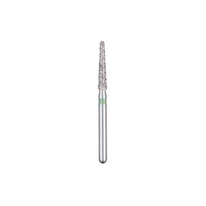 Kerr BluWhite Diamond Bur 726C 016 Round End Taper Coarse Grit Green FG 19mm (5)