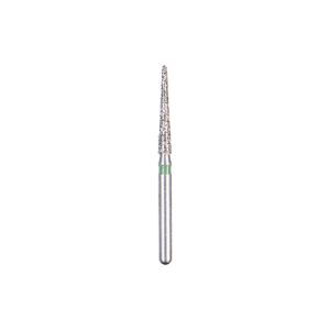 Kerr BluWhite Diamond Bur 727C 016 Round End Taper Coarse Grit Green FG 19mm (5)