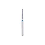 Kerr BluWhite Diamond Bur 728R 014 Flat End Taper Medium Grit Blue FG 19mm (5)