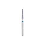 Kerr BluWhite Diamond Bur 729R 016 Flat End Taper Medium Grit Blue FG 19mm (5)