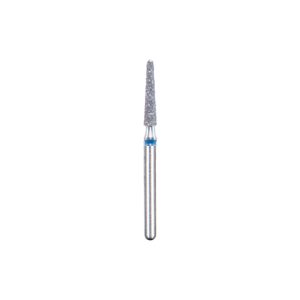 Kerr BluWhite Diamond Bur 729R 016 Flat End Taper Medium Grit Blue FG 19mm (5)