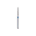 Kerr BluWhite Diamond Bur 740R 014 Flat End Taper Medium Grit Blue FG 19mm (5)
