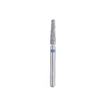 Kerr BluWhite Diamond Bur 750R 018 Flat End Taper Medium Grit Blue FG 19mm (5)