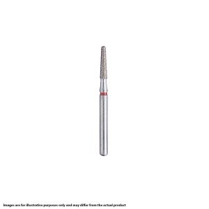 Kerr BluWhite Diamond Bur 755C 016 Round End Taper Coarse Grit Green FG 19mm (5)