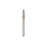 Kerr BluWhite Diamond Bur 755SF 016 Round End Taper Super Fine Grit Yellow FG 19mm (5)