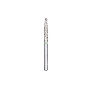 Kerr BluWhite Diamond Bur 756C 018 Round End Taper Coarse Grit Green FG 19mm (5)