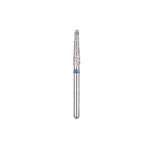 Kerr BluWhite Diamond Bur 756R 018 Round End Taper Medium Grit Blue FG 19mm (5)