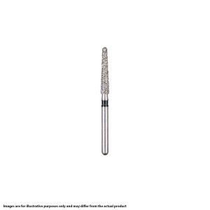 Kerr BluWhite Diamond Bur 765C 018 Round End Taper Coarse Grit Green FG 19mm (5)
