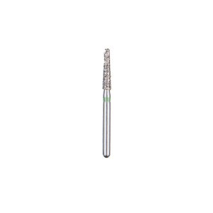 Kerr BluWhite Diamond Bur 770C 018 Flat End Taper Coarse Grit Green FG 19mm (5)