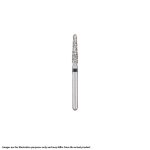Kerr BluWhite Diamond Bur 775C 016 Round End Taper Coarse Grit Green FG 19mm (5)