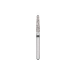 Kerr BluWhite Diamond Bur 775XC 016 Round End Taper Extra Coarse Grit Black FG 19mm (5)