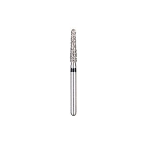 Kerr BluWhite Diamond Bur 775XC 016 Round End Taper Extra Coarse Grit Black FG 19mm (5)