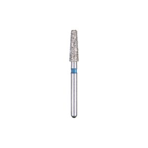 Kerr BluWhite Diamond Bur 780R 023 Flat End Taper Medium Grit Blue FG 19mm (5)