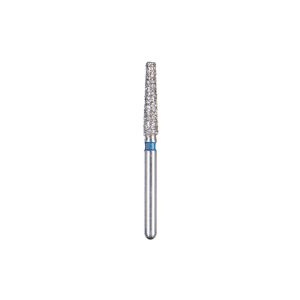 Kerr BluWhite Diamond Bur 783R 018 Flat End Taper Medium Grit Blue FG 19mm (5)