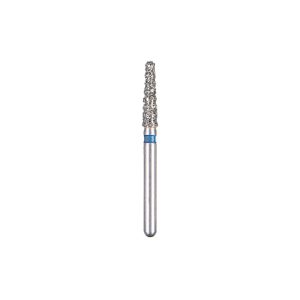 Kerr BluWhite Diamond Bur 785R 022 Round End Taper Medium Grit Blue FG 19mm (5)