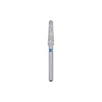Kerr BluWhite Diamond Bur 786R 021 Round End Taper Medium Grit Blue FG 19mm (5)