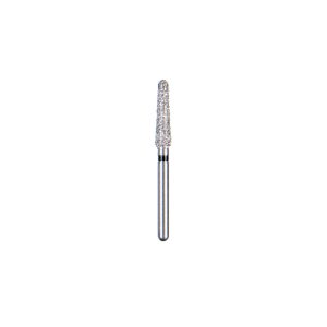 Kerr BluWhite Diamond Bur 786XC 021 Round End Taper Extra Coarse Grit Black FG 19mm (5)