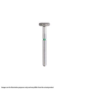 Kerr BluWhite Diamond Bur 835R 047 Wheel Medium Grit Blue FG 19mm (5)