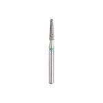 Kerr BluWhite Diamond Bur 725C 014 Round End Taper Coarse Grit Green FG SS Short Shank 16.5mm (5)