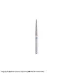 Kerr BluWhite Diamond Bur 756C 018 Round End Taper Coarse Grit Green FG SS Short Shank 16.5mm (5)