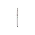 Kerr BluWhite Diamond Bur 775C 016 Round End Taper Coarse Grit Green FG SS Short Shank 16.5mm (5)