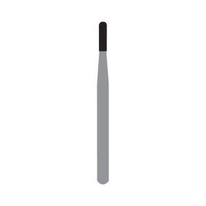 Kerr Jet Tungsten Carbide Operative Bur 1156 009 Straight Round End Fissure FG 19mm (5)