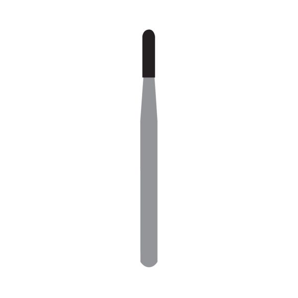 Kerr Jet Tungsten Carbide Operative Bur 1157 010 Straight Round End Fissure FG 19mm (5)