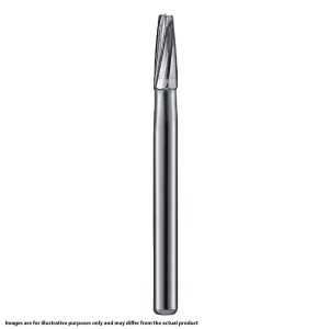 Kerr Jet Tungsten Carbide Operative Bur 1169 009 Taper Round End Fissure FG 19mm (5)