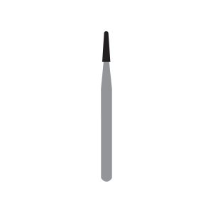 Kerr Jet Tungsten Carbide Operative Bur 1170 010 Taper Round End Fissure FG 19mm (100)