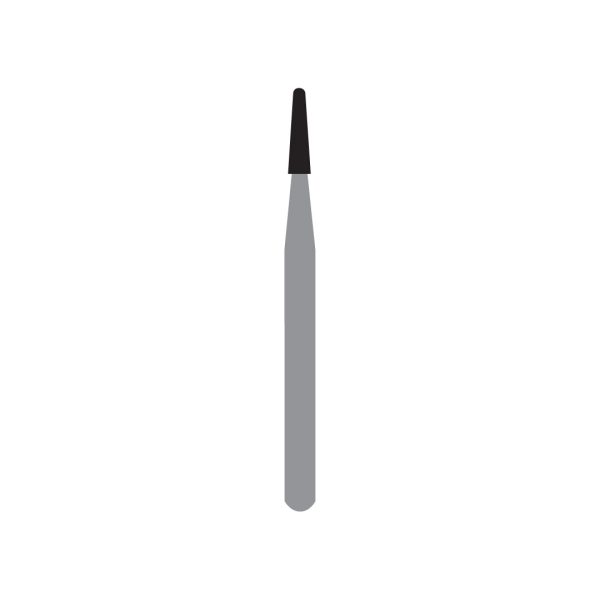 Kerr Jet Tungsten Carbide Operative Bur 1170 010 Taper Round End Fissure FG 19mm (100)