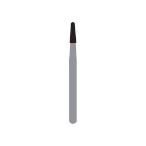 Kerr Jet Tungsten Carbide Operative Bur 1171 012 Taper Round End Fissure FG 19mm (100)