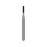 Kerr Jet Tungsten Carbide Operative Bur 1556 009 Straight Round End X-Cut Fissure FG 19mm (5)