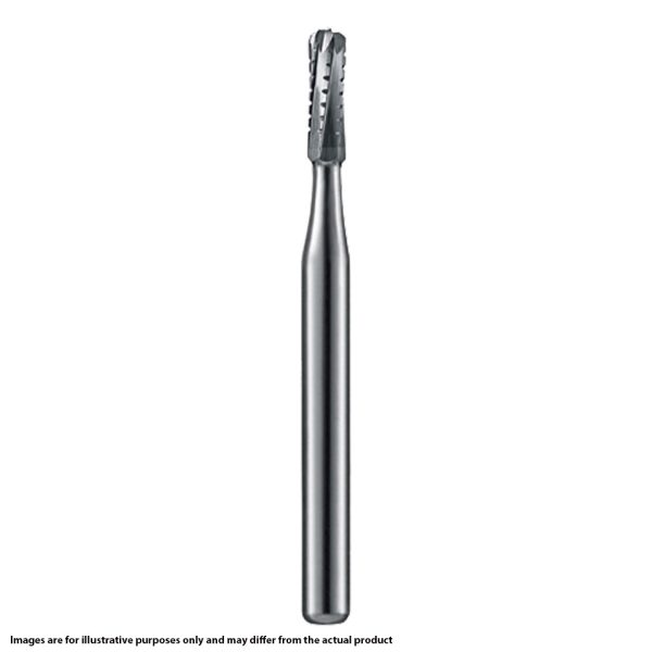 Kerr Jet Tungsten Carbide Operative Bur 1556 009 Straight Round End X-Cut Fissure FG 19mm (100)