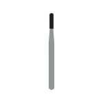 Kerr Jet Tungsten Carbide Operative Bur 1557 010 Straight Round End X-Cut Fissure FG 19mm (5)