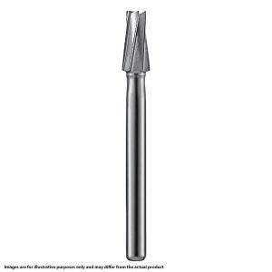 Kerr Jet Tungsten Carbide Operative Bur 168 008 Taper Flat End Fissure FG 19mm (5)
