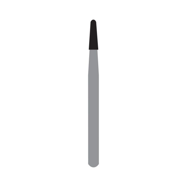 Kerr Jet Tungsten Carbide Operative Bur 1701 012 Taper Round End X-Cut Fissure FG 19mm (5)